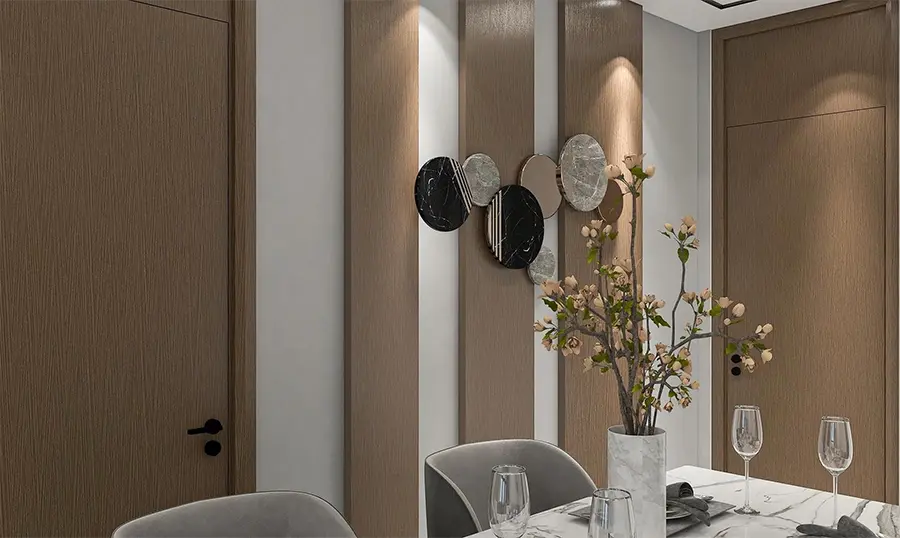 Anti Scratch Wood Grain Pvc Marble Board Lamination Film